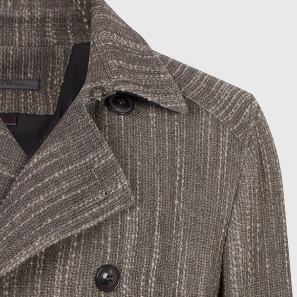 John Varvatos Collection Textured Trench coat. Size 48 Eu. USA 38 - Picture 7 of 12